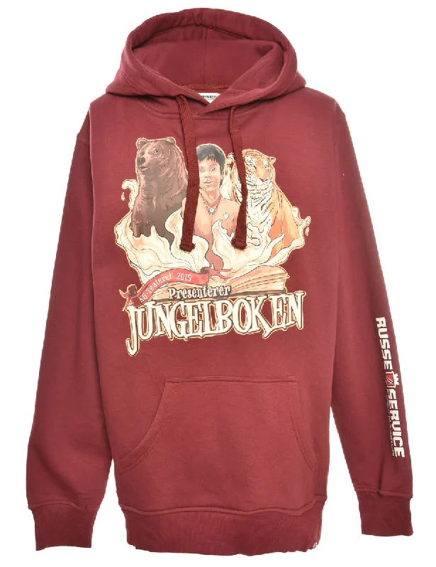 Junglebook Hooded Cartoon Sweatshirt - XL