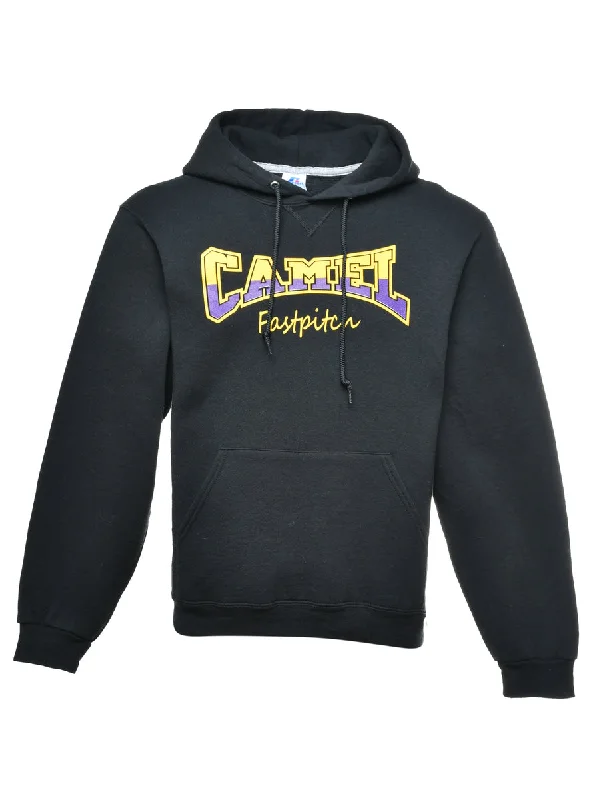 Russell Athletic Camel Fastpitch Printed Hoodie - S