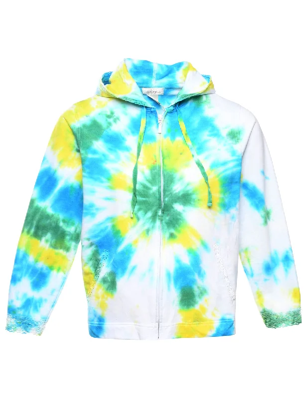 Tie Dyed Track Top - M