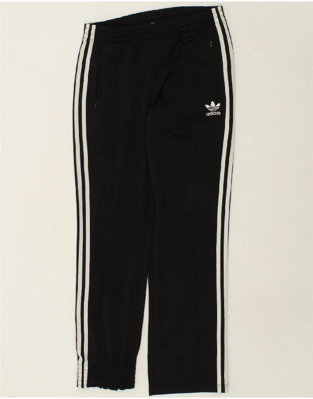 ADIDAS Womens Tracksuit Trousers Joggers EU 38 Medium Black Polyester