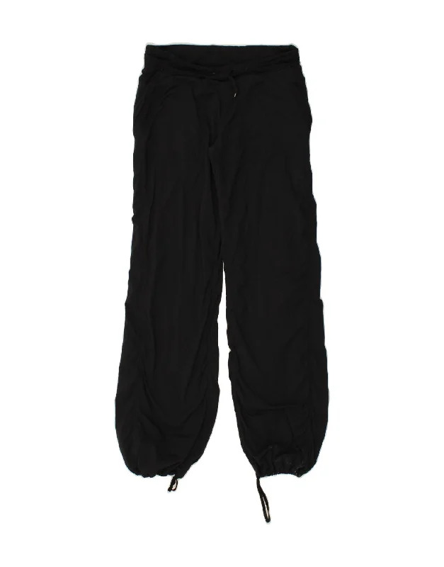 LULULEMON Womens Tracksuit Trousers US 8 Medium Black Nylon