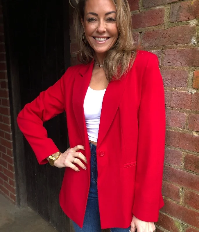 Smart Red Blazer