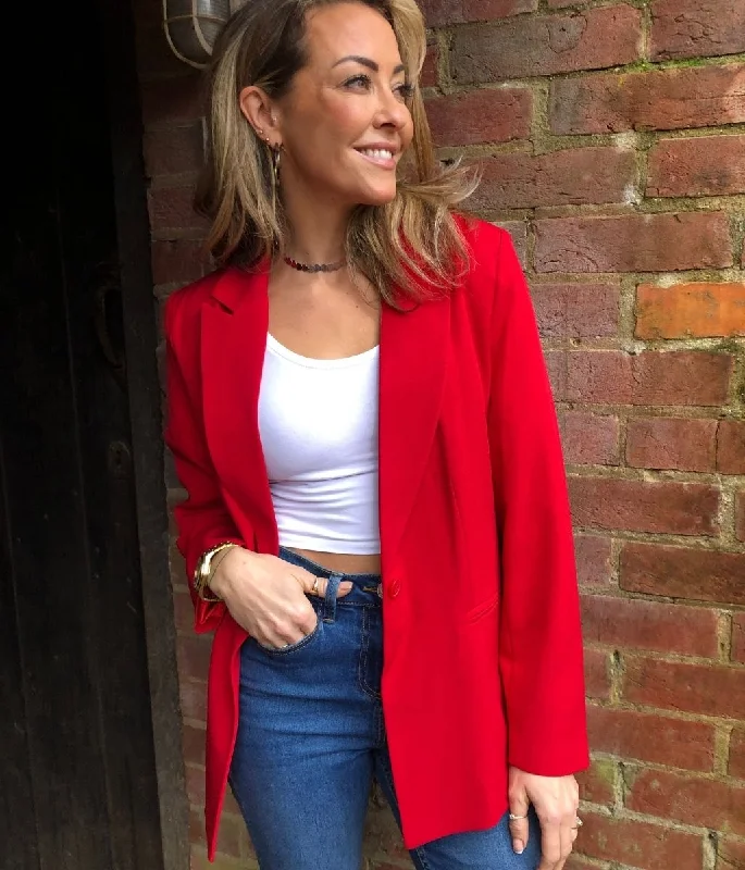 Smart Red Blazer