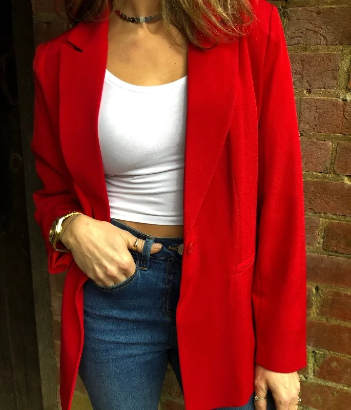 Smart Red Blazer