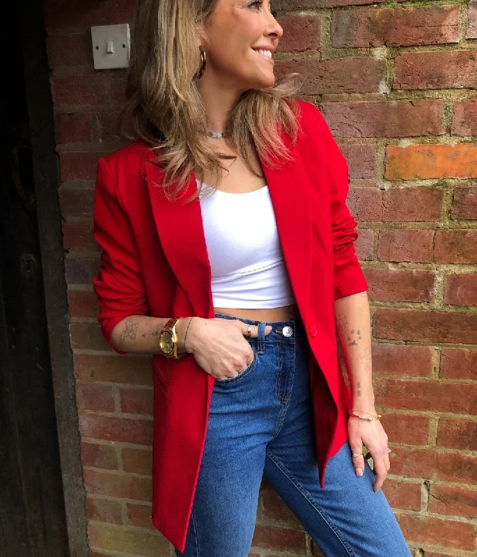 Smart Red Blazer