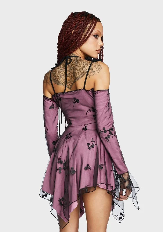 No Fairytale Ending Mini Dress