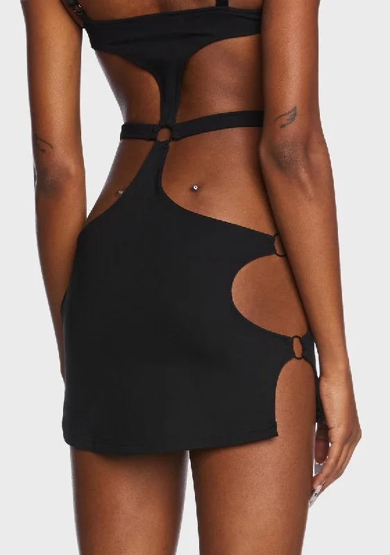 Out Of Body Cut-Out Mini Dress