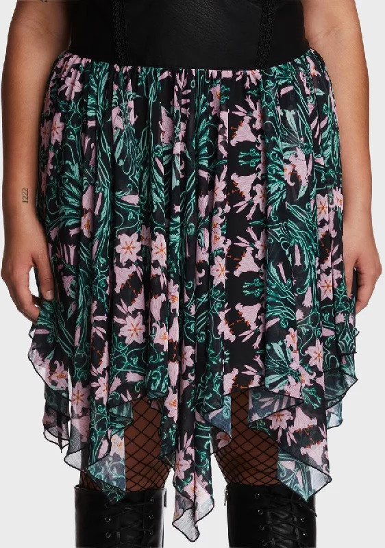 Plus Floral Oath Mini Dress