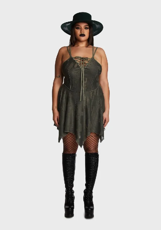 Plus Soul Sacrifice Mini Dress