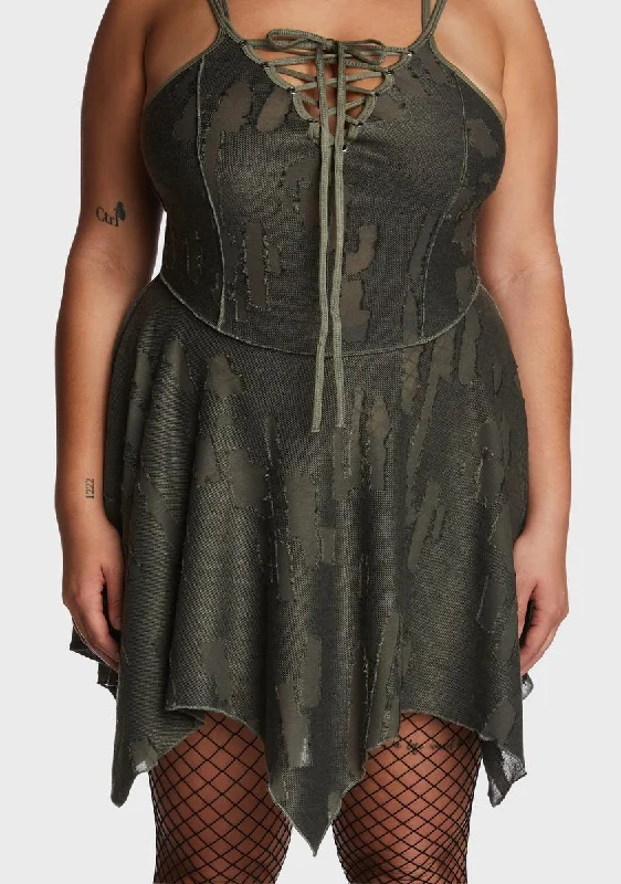 Plus Soul Sacrifice Mini Dress