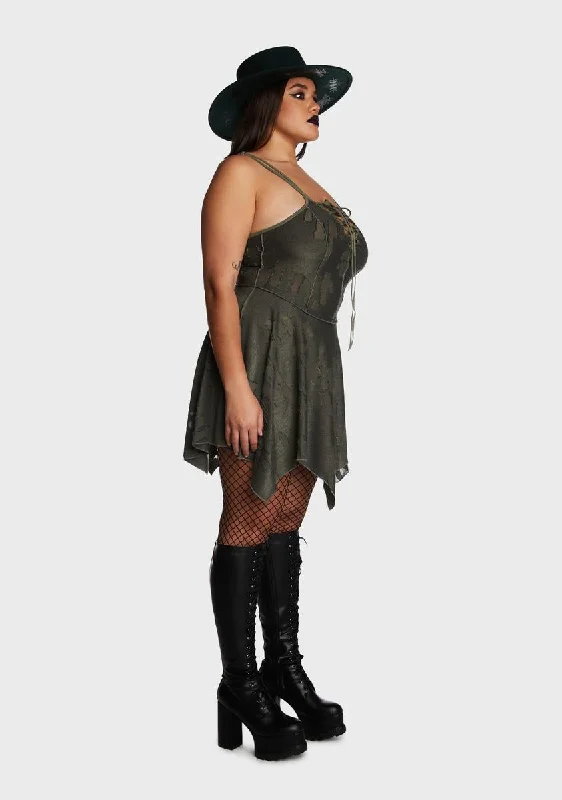 Plus Soul Sacrifice Mini Dress