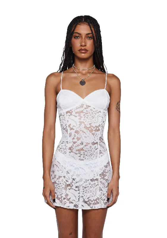 Taliva Lace Mini Dress