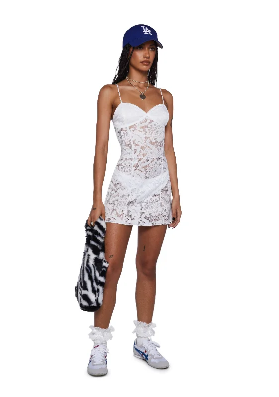 Taliva Lace Mini Dress