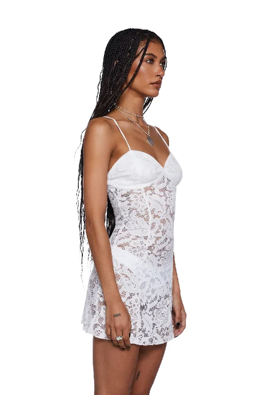 Taliva Lace Mini Dress