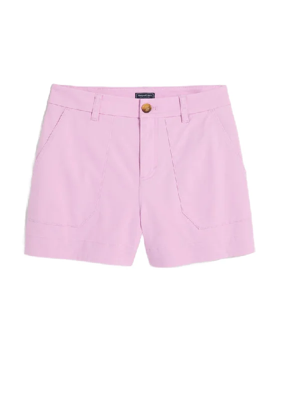 VINTAGE CHINO UTILITY SHORTS - LILAC