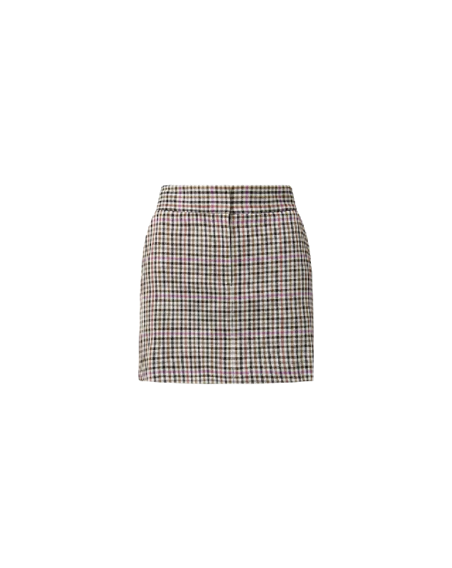 Elara Plaid Skirt