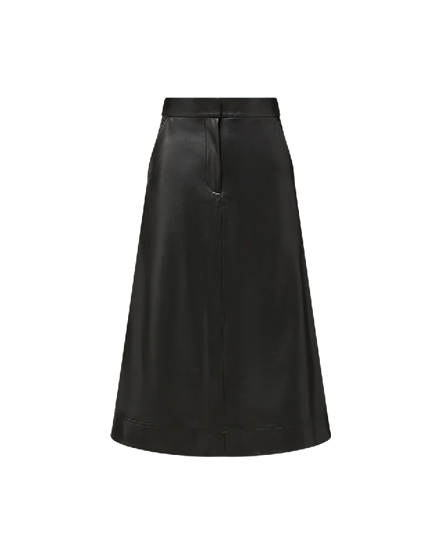 Louise Vegan Leather Skirt