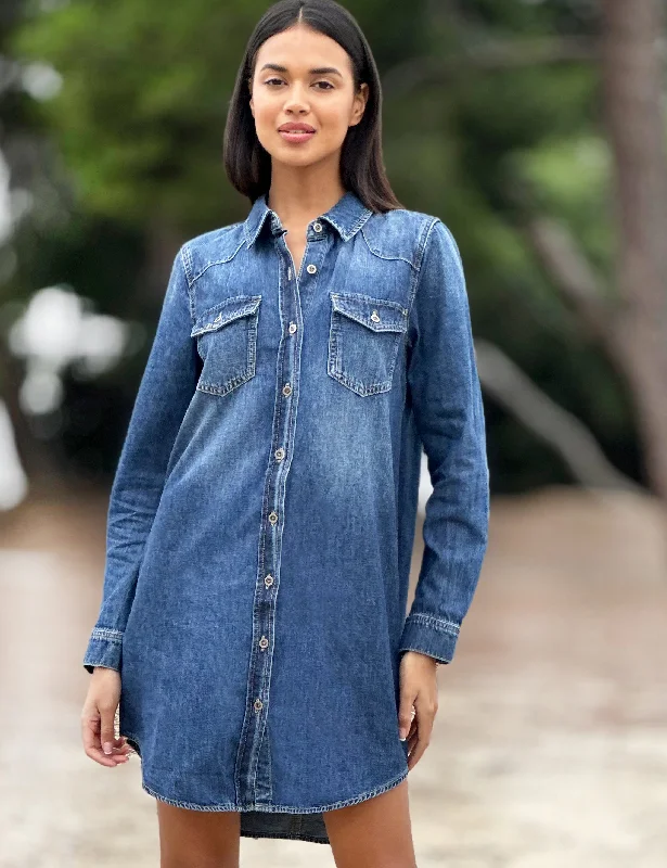 Amanda Denim Shirtdress