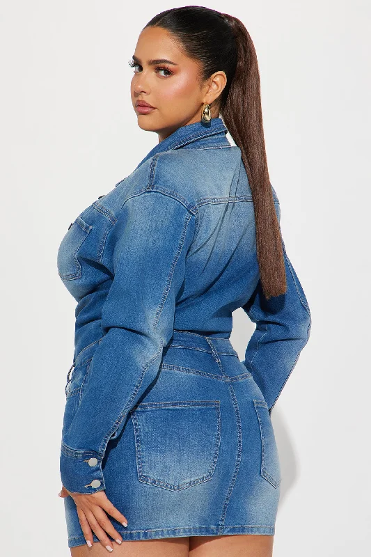 Belleville Denim Mini Dress - Denim