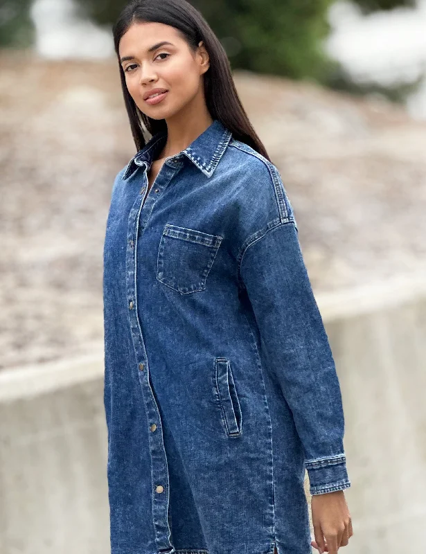 WL Denim Shirtdress