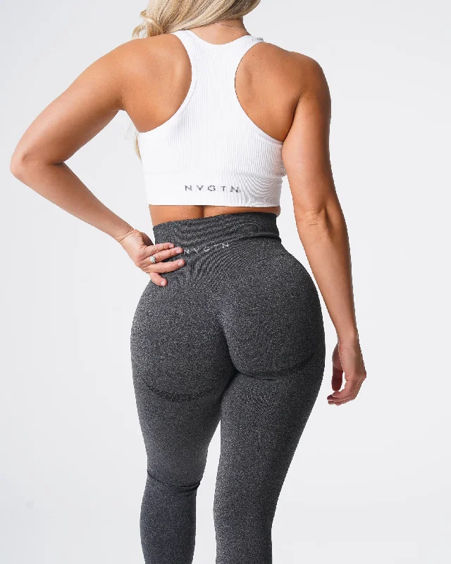 Black Speckled Contour Seamless Leggings