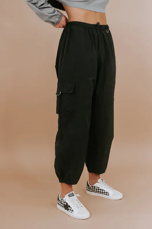 Get Going Cargo Pants, Black