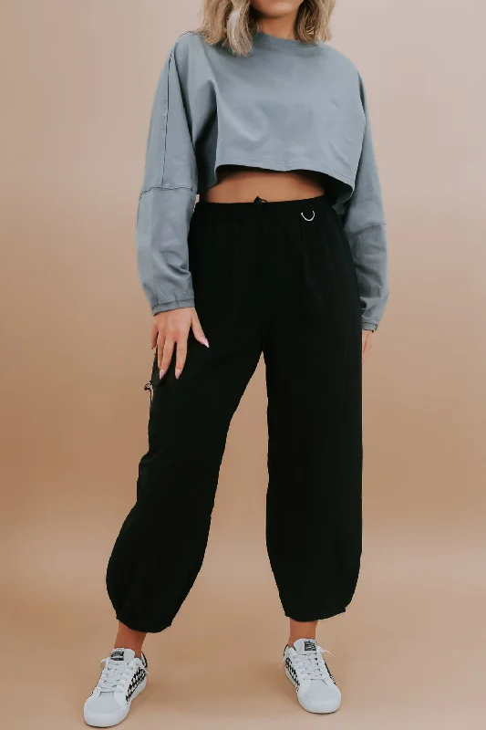 Get Going Cargo Pants, Black