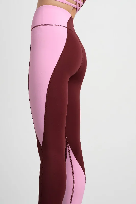 High Rise Colour Block 7/8 Legging 226