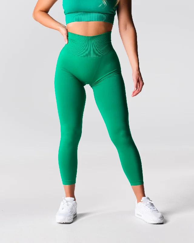 Holly Green Performance Seamless Leggings