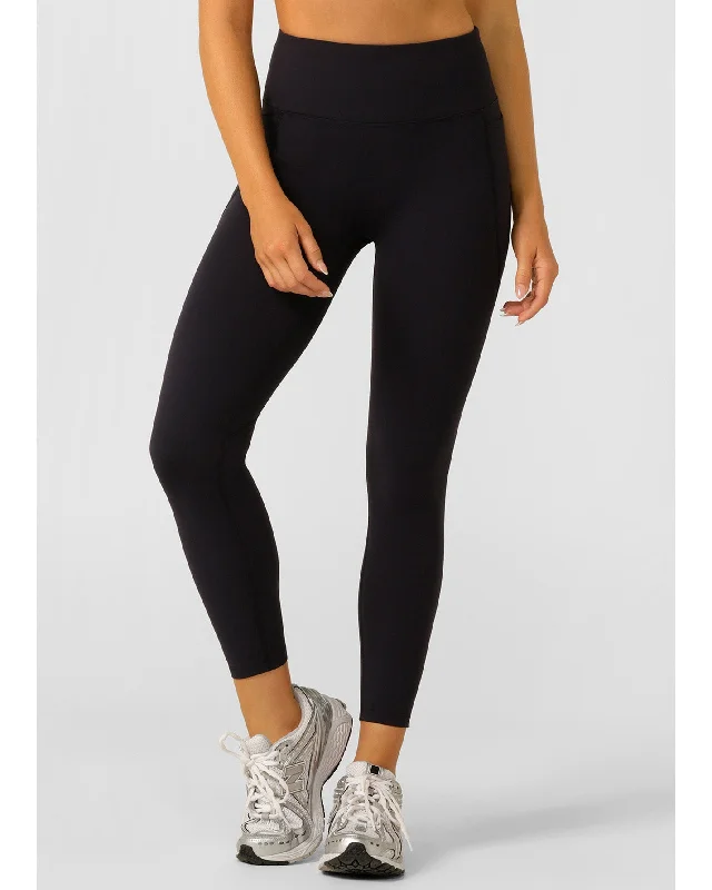 Lorna Jane Amy No Ride Phone Pocket Ankle Biter Tech Leggings - Midnight Blue