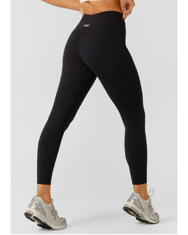 Lorna Jane Amy No Ride Phone Pocket Ankle Biter Tech Leggings - Midnight Blue