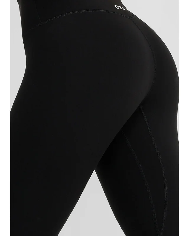 Lorna Jane Lotus No Chafe Full Length Leggings -Black