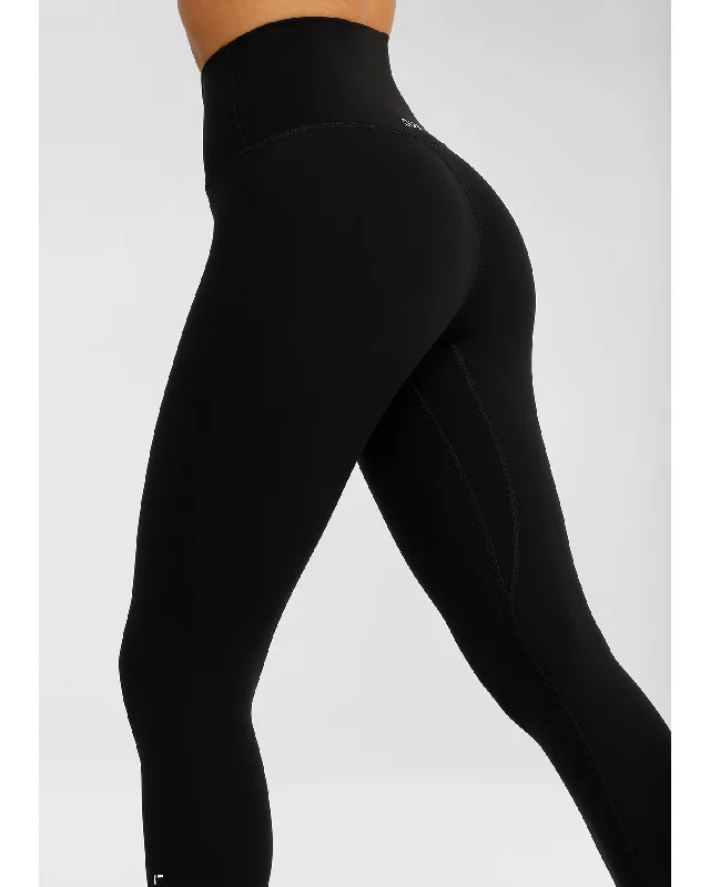 Lorna Jane Lotus No Chafe Full Length Leggings -Black