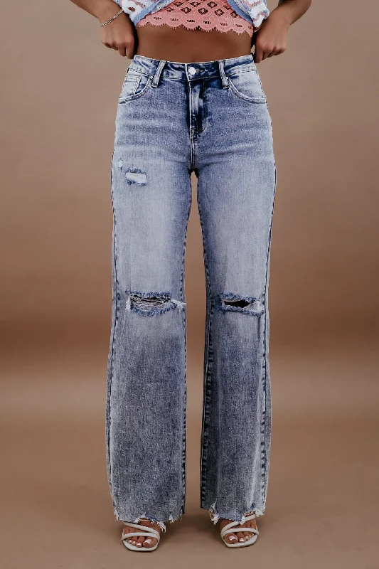 Mason HR Acid Wash Denim, RISEN