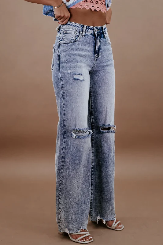 Mason HR Acid Wash Denim, RISEN