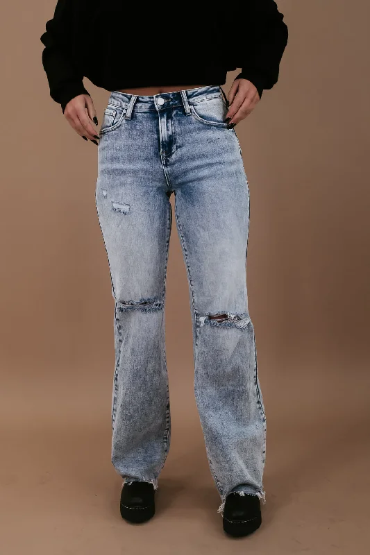 Mason HR Acid Wash Denim, RISEN