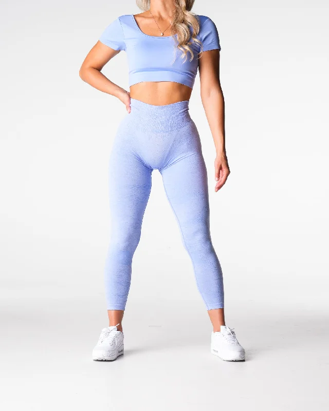 Periwinkle Digital Seamless Leggings