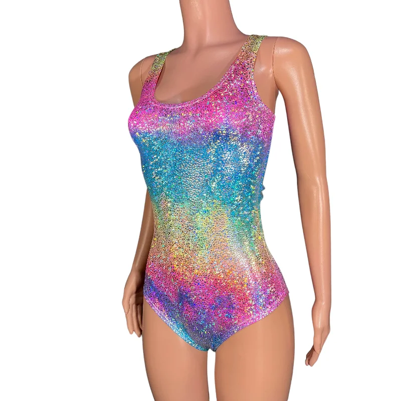 Rainbow Avatar Holographic Bodysuit