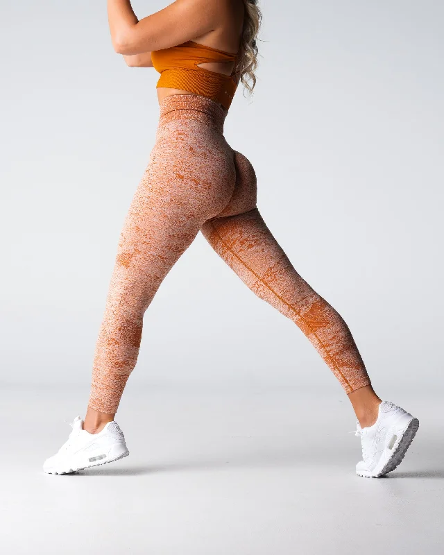 Terracotta Digital Seamless Leggings