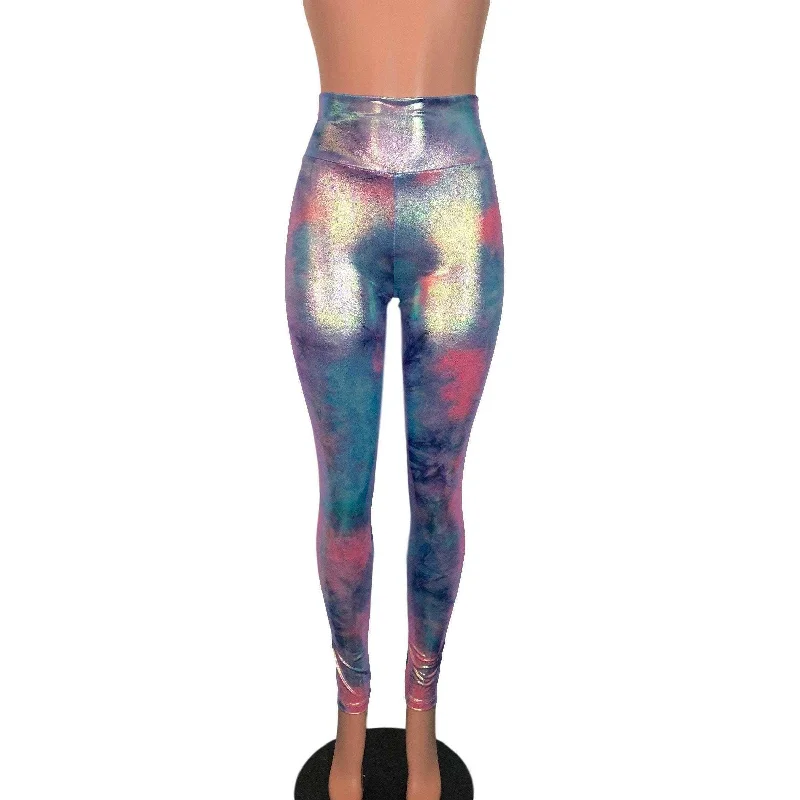 Tie Dye Rainbow Mystique High Waist Leggings Pants