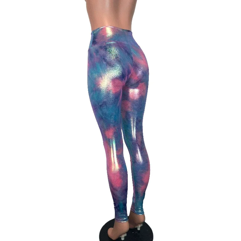 Tie Dye Rainbow Mystique High Waist Leggings Pants