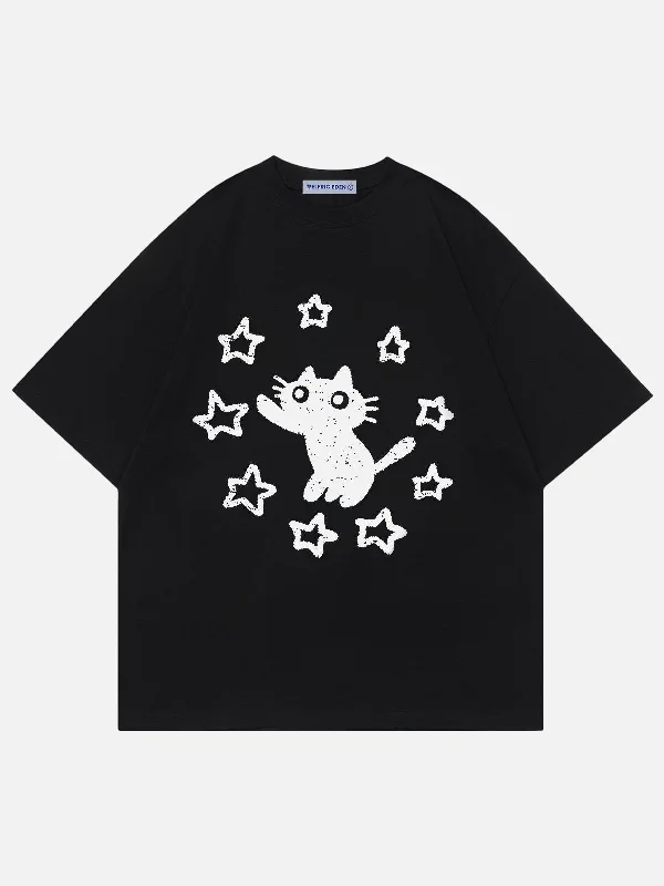 Aelfric Eden Star Cat Print Tee