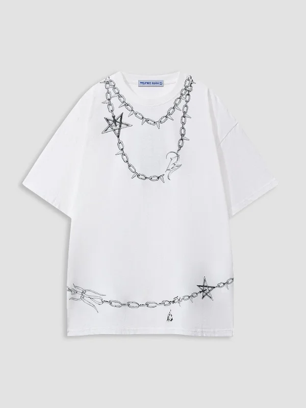 Aelfric Eden Star Chain Print Tee