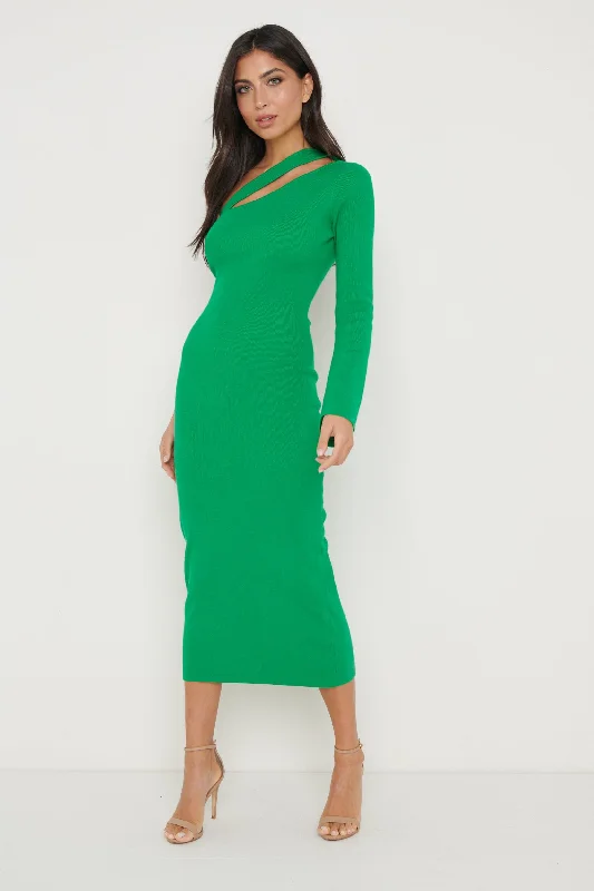 alayah-one-shoulder-midaxi-knit-dress-green