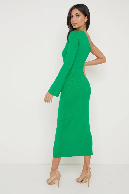 alayah-one-shoulder-midaxi-knit-dress-green