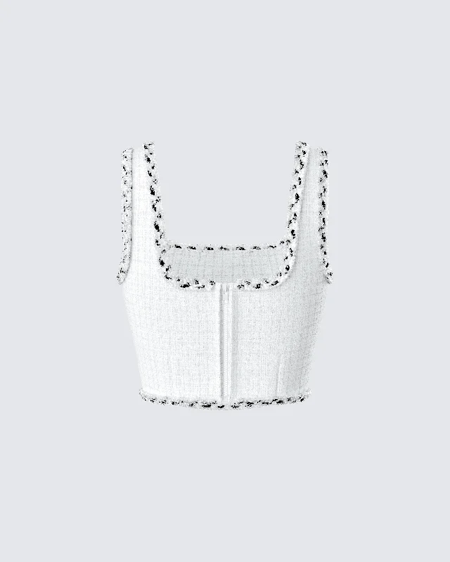 anjali-ivory-tweed-bustier-top