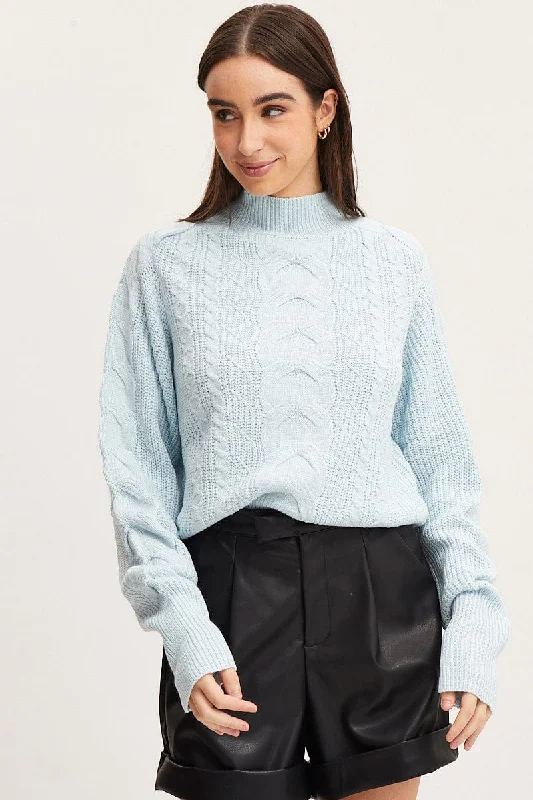 blue-knit-top-long-sleeve-relaxed-turtleneck-cable-kn2210-38pb