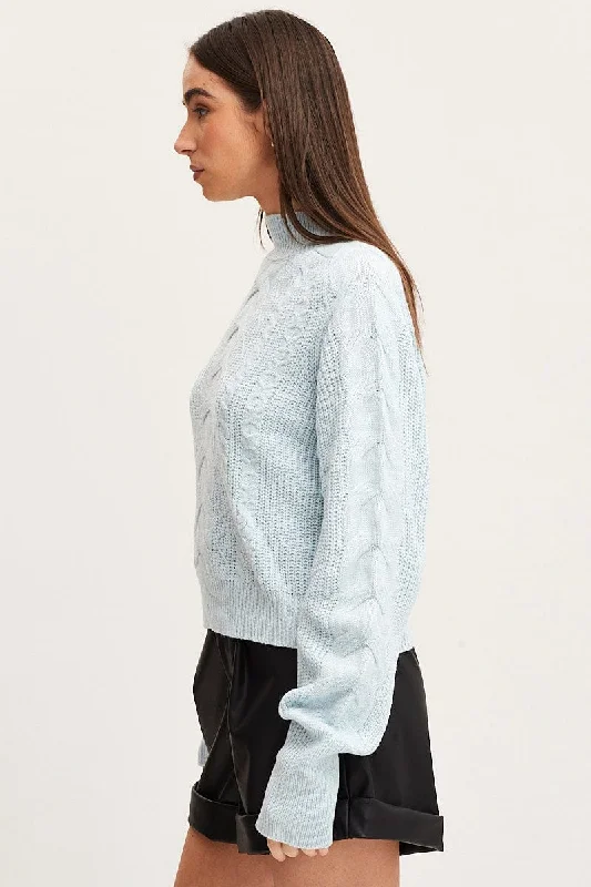 blue-knit-top-long-sleeve-relaxed-turtleneck-cable-kn2210-38pb