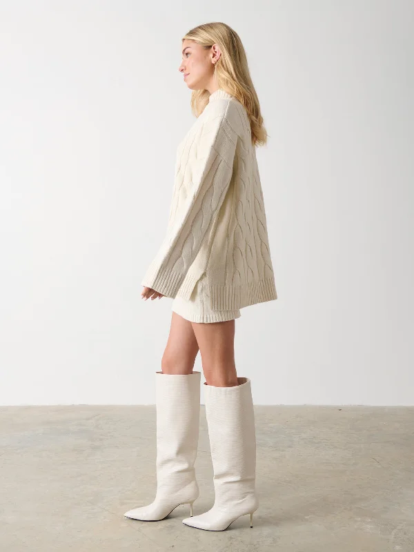 caprice-cable-knit-roll-neck-jumper-cream