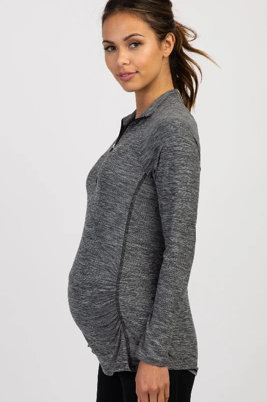 charcoal-long-sleeve-ruched-maternity-active-top